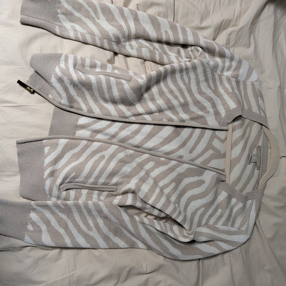 Banana Republic Merino Wool Zip Sweater